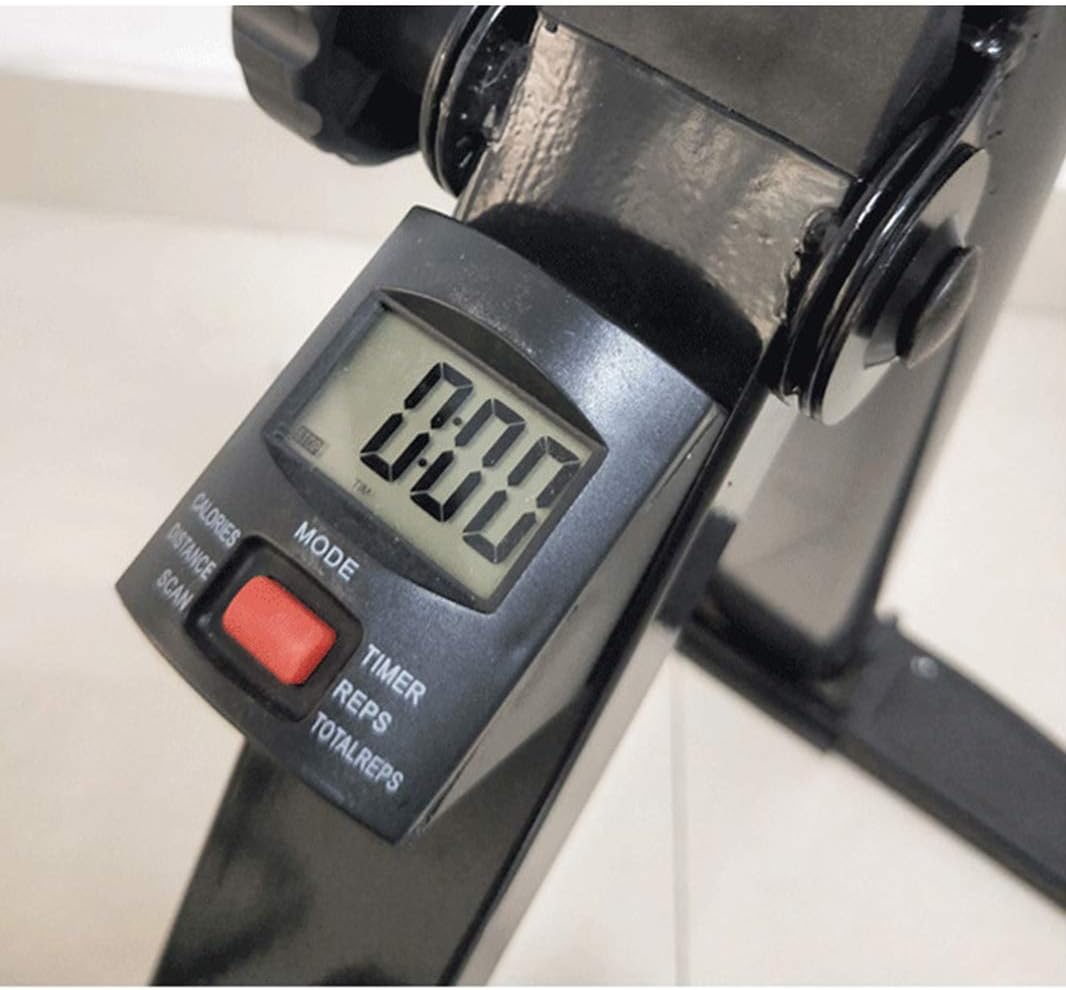 LUNEZY Pedal Exerciser, Exercise Bike Stationary, Adjustable Resistance Arm & Leg Indoor Fitness Training Machine, Elderly Home Stroke Hemiplegia Rehabilitation Training Equipment