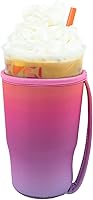 Vista 7 de GoCuff Funda aislante reutilizable para taza de café caliente y helado con asa para bebidas, refrescos, latte, té y neopreno