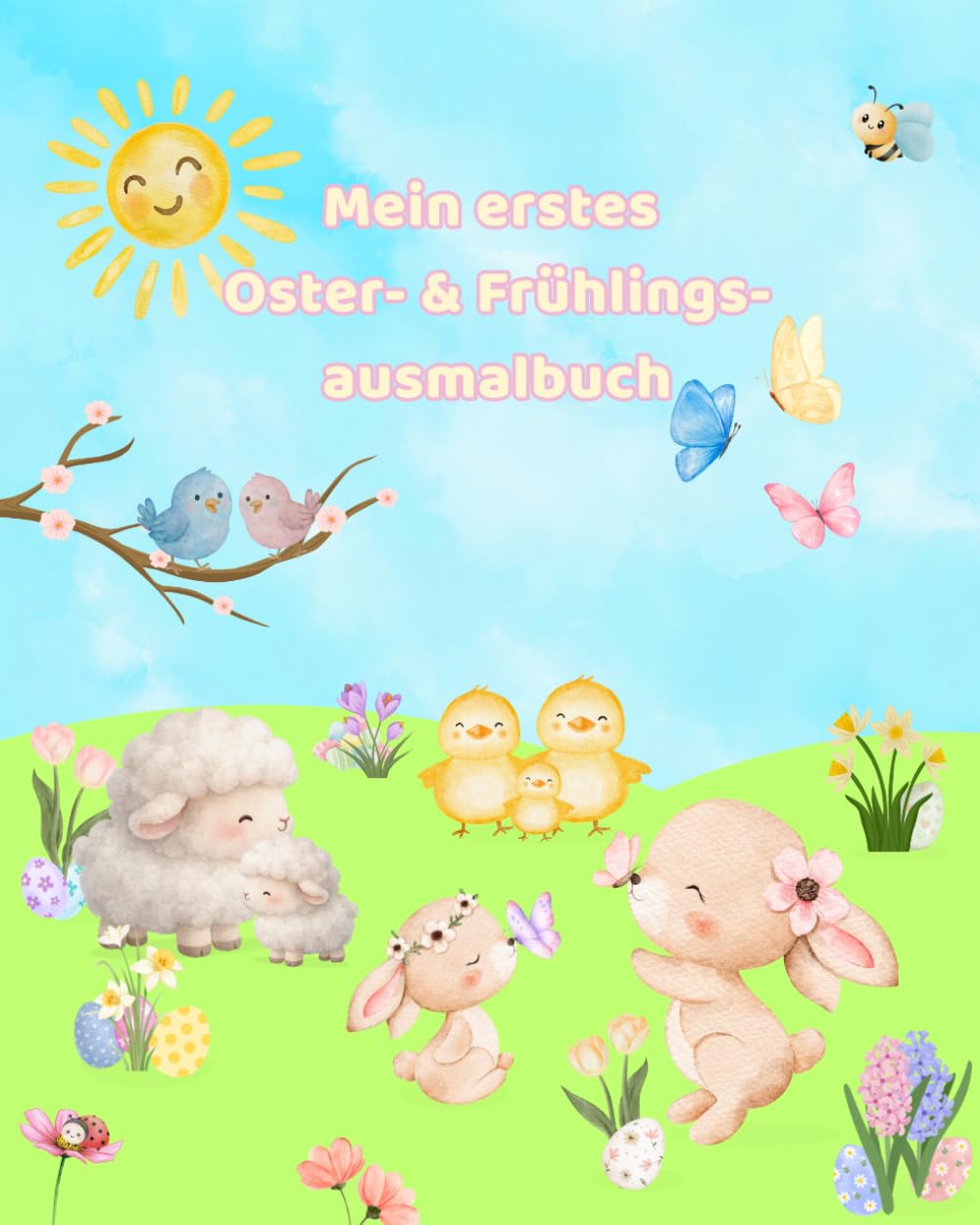 Mein erstes Oster- & Frühlingsausmalbuch