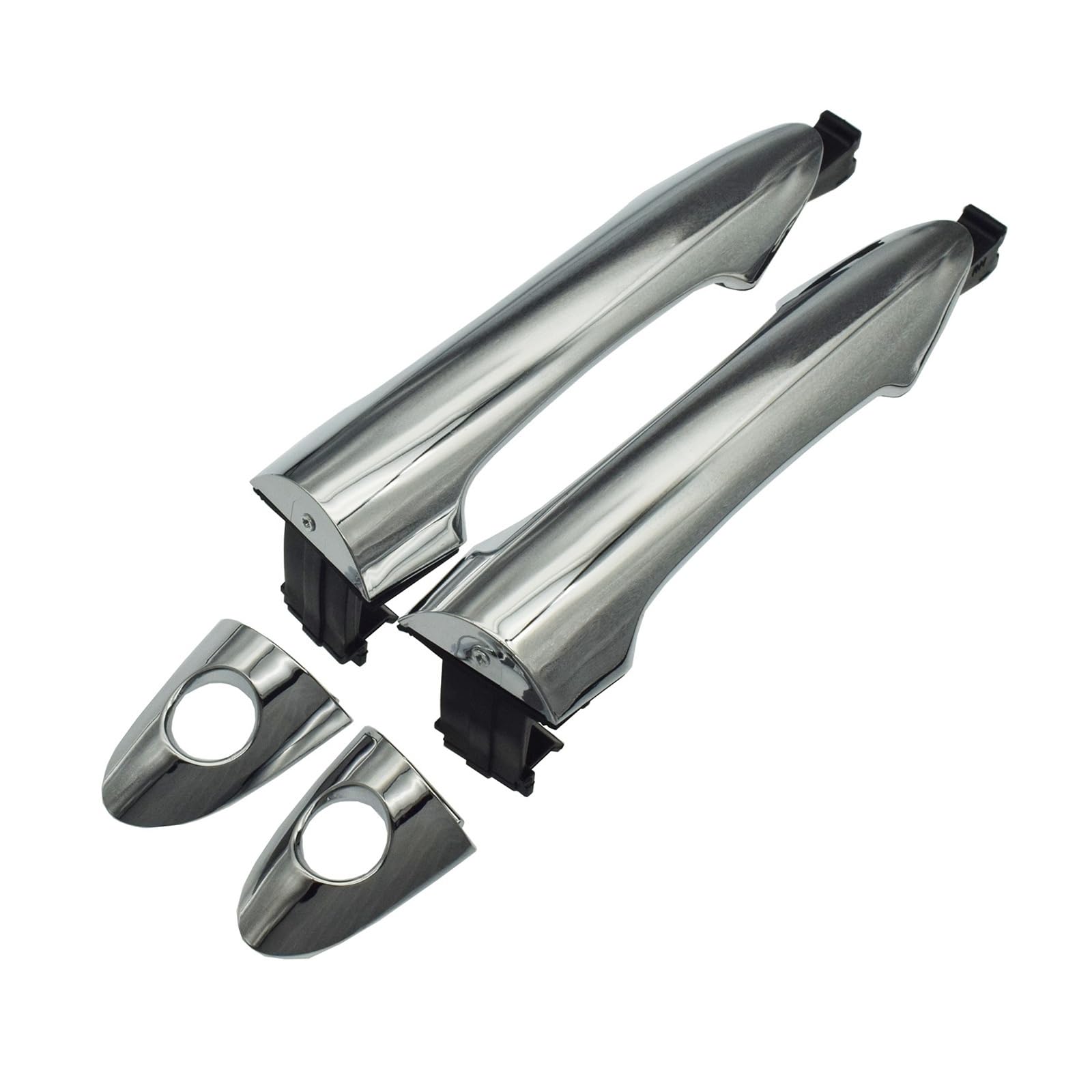 BYSKJZ Car Outer Door Handle Replacement for Kia for Picanto for Morning 2011-2016 Car Chrome Outside Exterior Door Handle 826511Y000 826611Y000 836511Y000 836611Y000(Front Left Right)