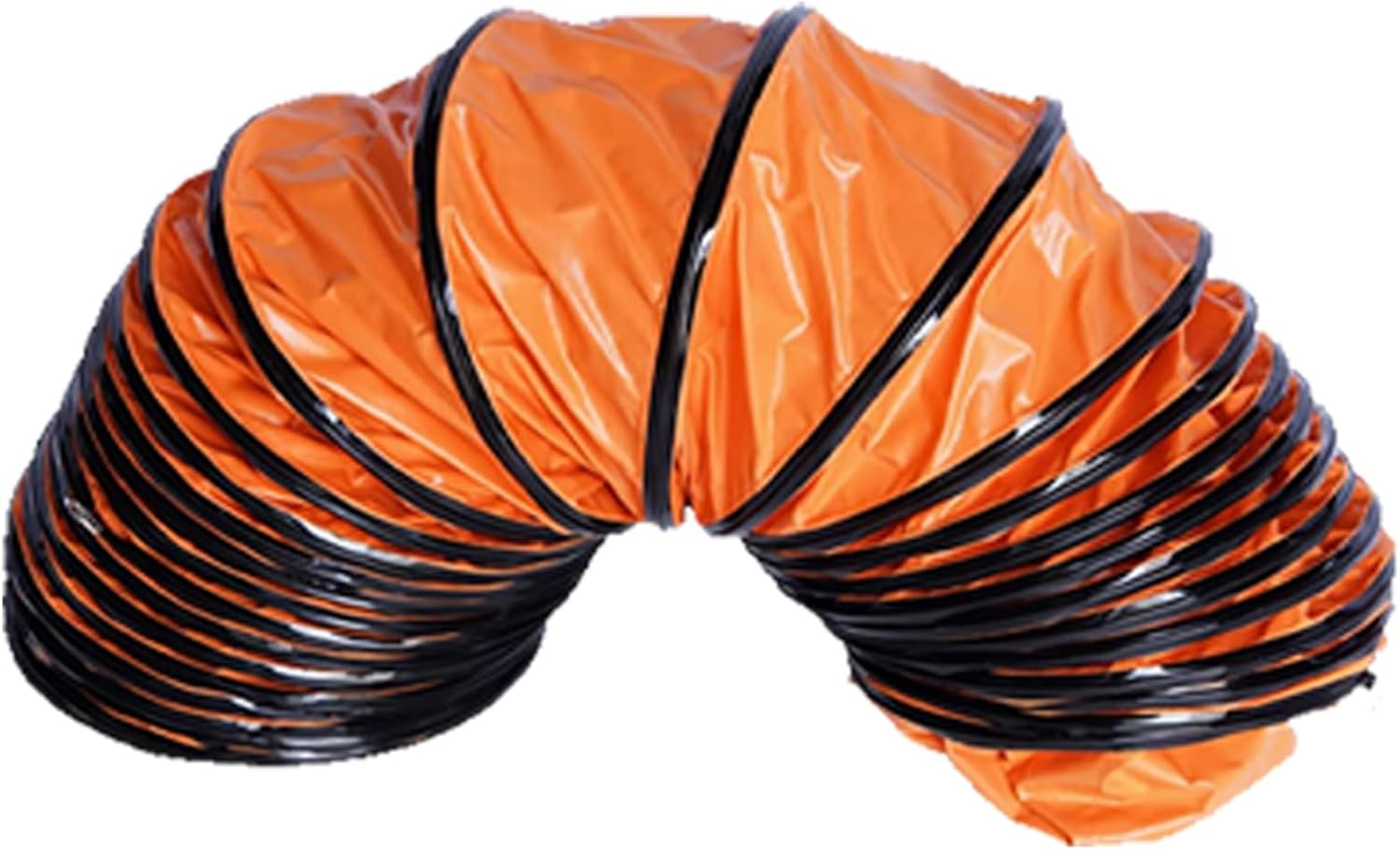 Exhaust Telescopic Hose,Heavy Duty Flexible Duct - Waterproof PVC Exhaust Hose, Steel Wire Reinforced, Adjustable Ropes & D-Rings, Ideal for Ventilation & HVAC Applications (10m x 650mm)