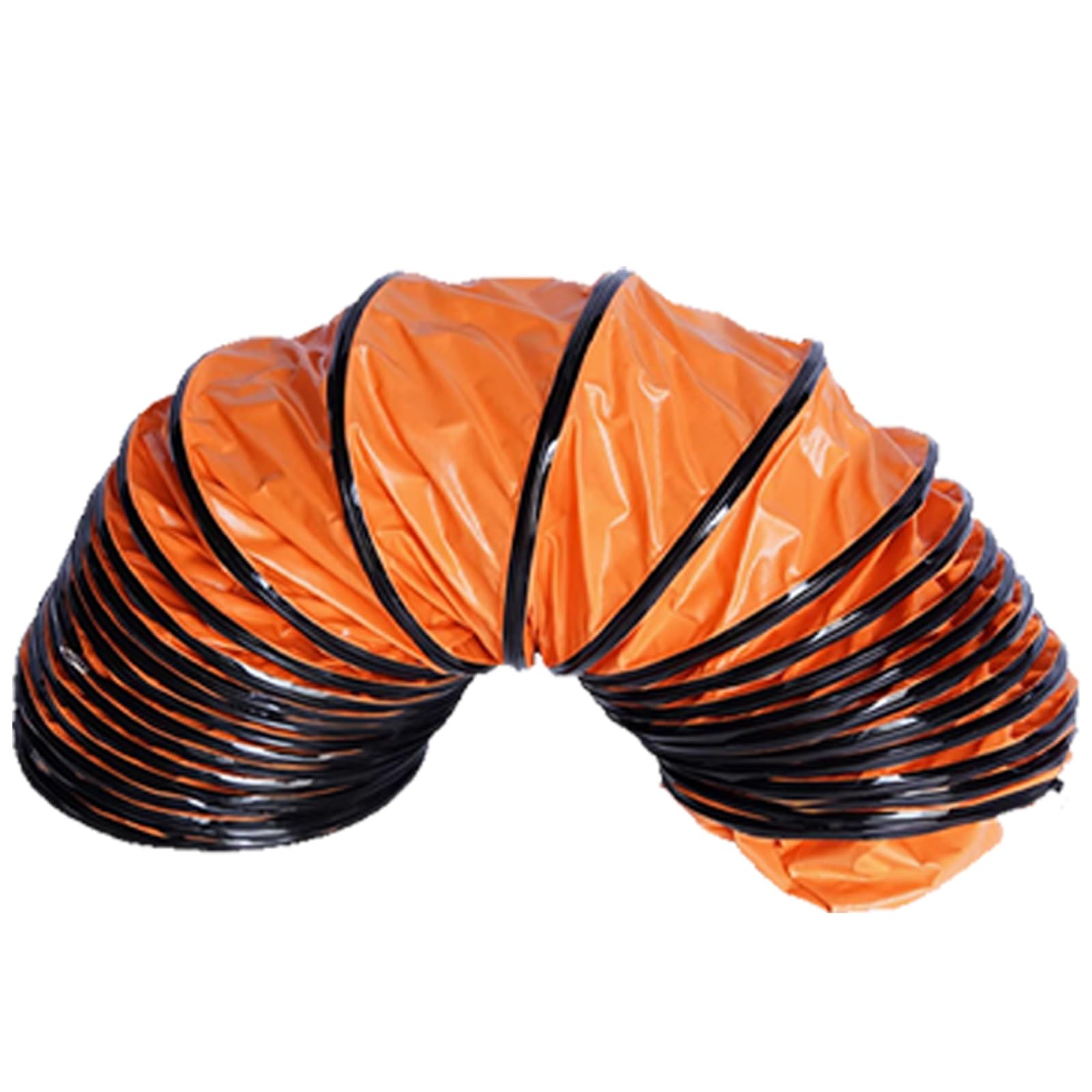 Manguera flexible de ventilación de escape, alambre de acero reforzado de goma de silicona, manguera de ventilación de secadora para HVAC, cocina, baño