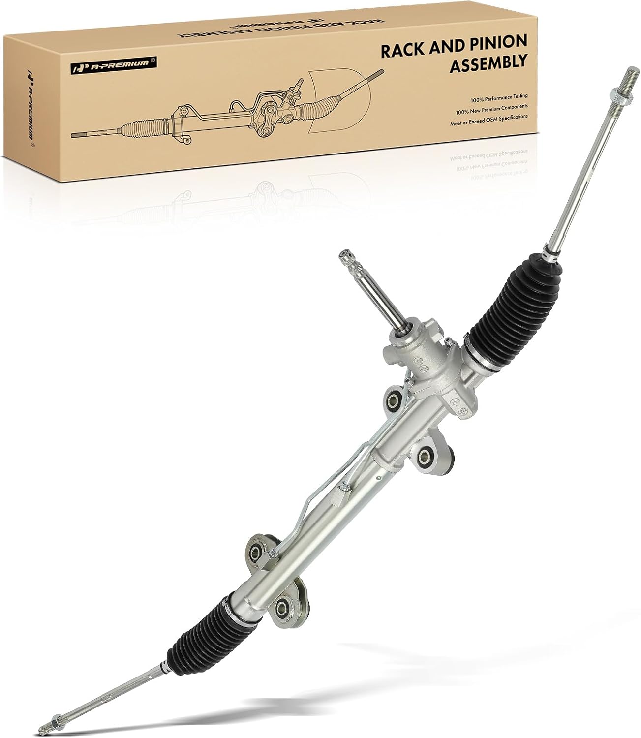 A-Premium - Hydraulic Power Steering Rack and Pinion Compatible with Mitsubishi Eclipse 2006-2012, Replace# MR589342