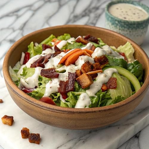 Miniatura 397 de Walden Farms Aderezo de tocino, botella de 12 onzas, cobertura de ensalada fresca y deliciosa, sin azúcar, 0.00 oz de condimento netos