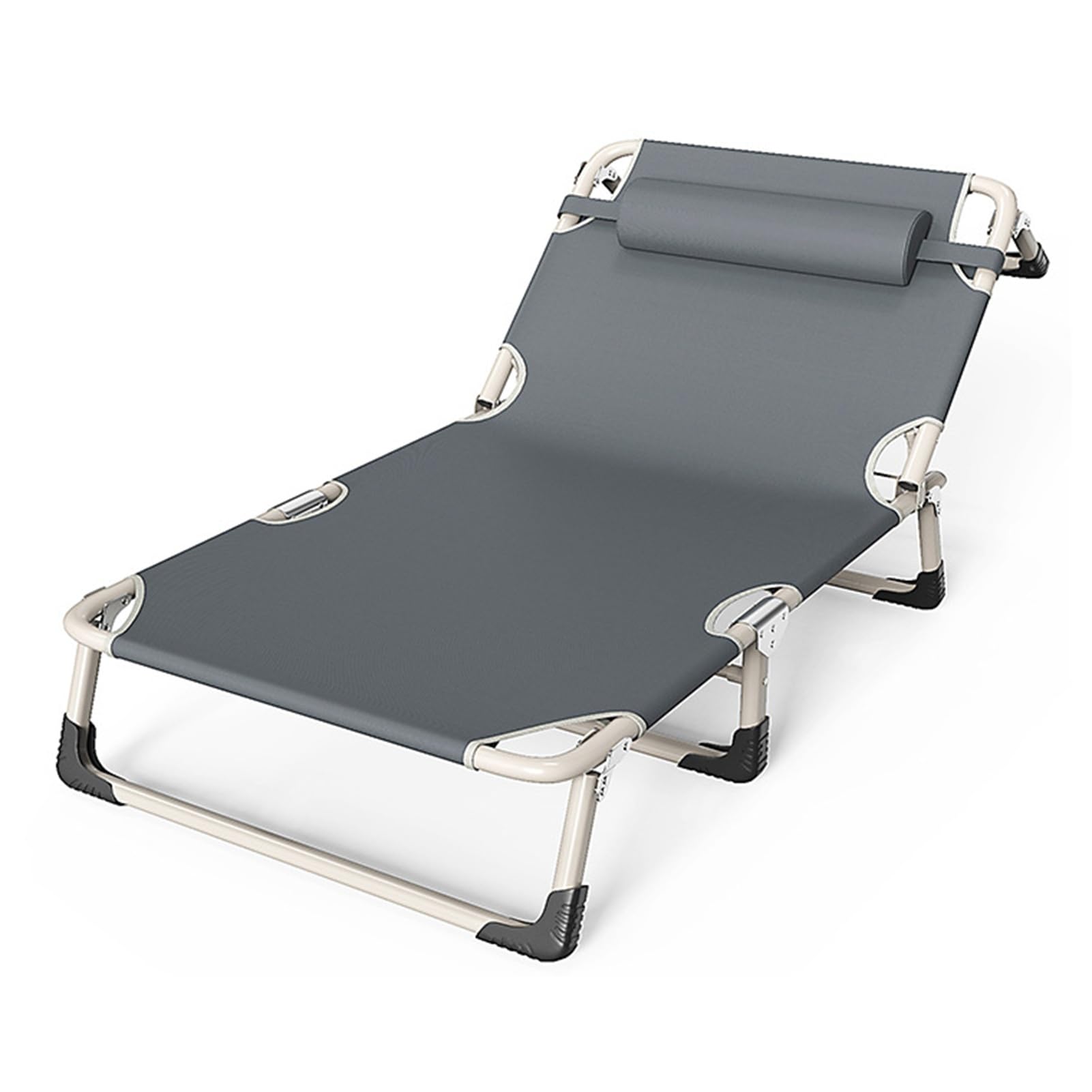 Lit de Camping surdimensionné, lit de Camping Lourd Adulte avec oreillers, lit Pliant Portable Confortable à l'intérieur et à l'extérieur.