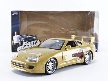 Fast & Furious 1:24 Slap Jack's Toyota Supra Die-cast Car, Toys for Kids and Adults