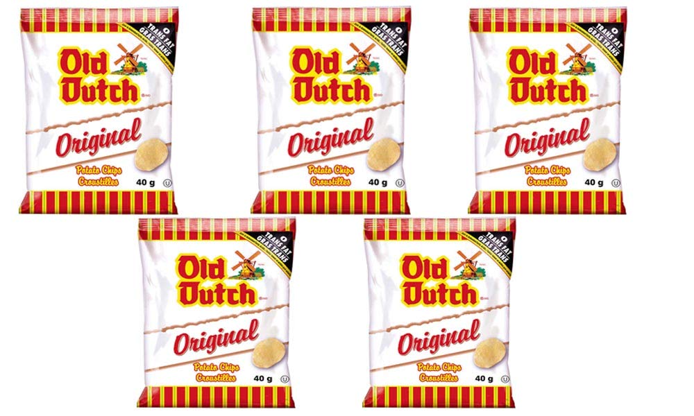 5 Bags of Old Dutch Potato Chips (5 x 40g / 1.4oz) Bundle
