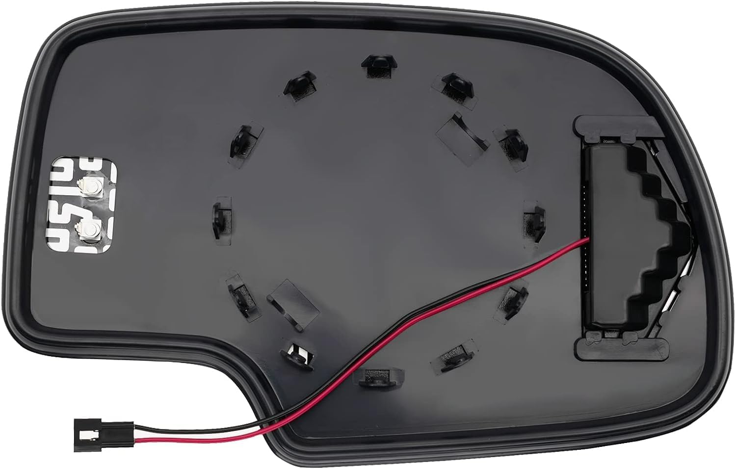 EAP Driver Side Mirror Glass Compatible with Silverado, Sierra, Yukon, Tahoe, Suburban, Escalade, Avalanche 1999-2007, Heated with Turn Signal 88944391