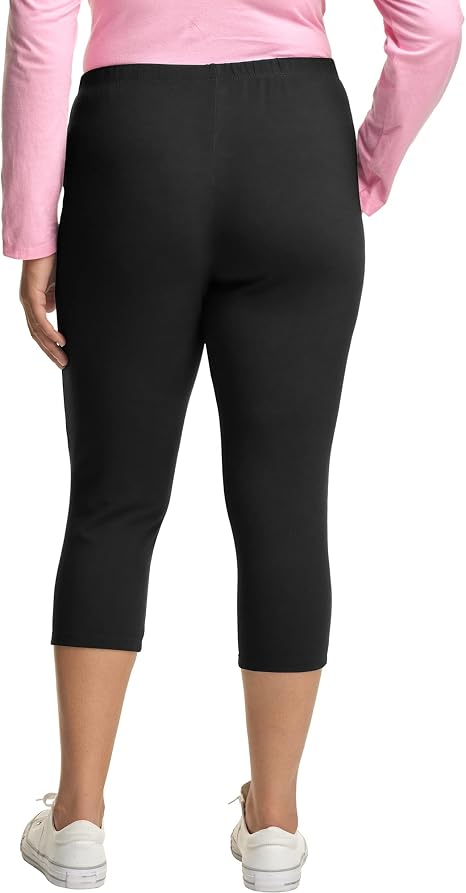 Jersey Capri Length Leggings at Amazon 