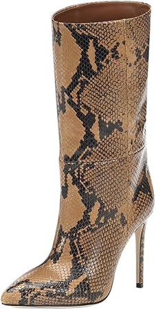 Puntschoen Snake Print Bootie Hoge Hakken Damesschoenen Enkellaarsjes  Modieuze Laars Dameslaars Herfstschoenen Geschikt voor Feestzaken Binnen  Buitenactiviteiten Halloween,Brown,US4/EU34/UK2 : Amazon.nl: Kleding,  schoenen \u0026 sieraden