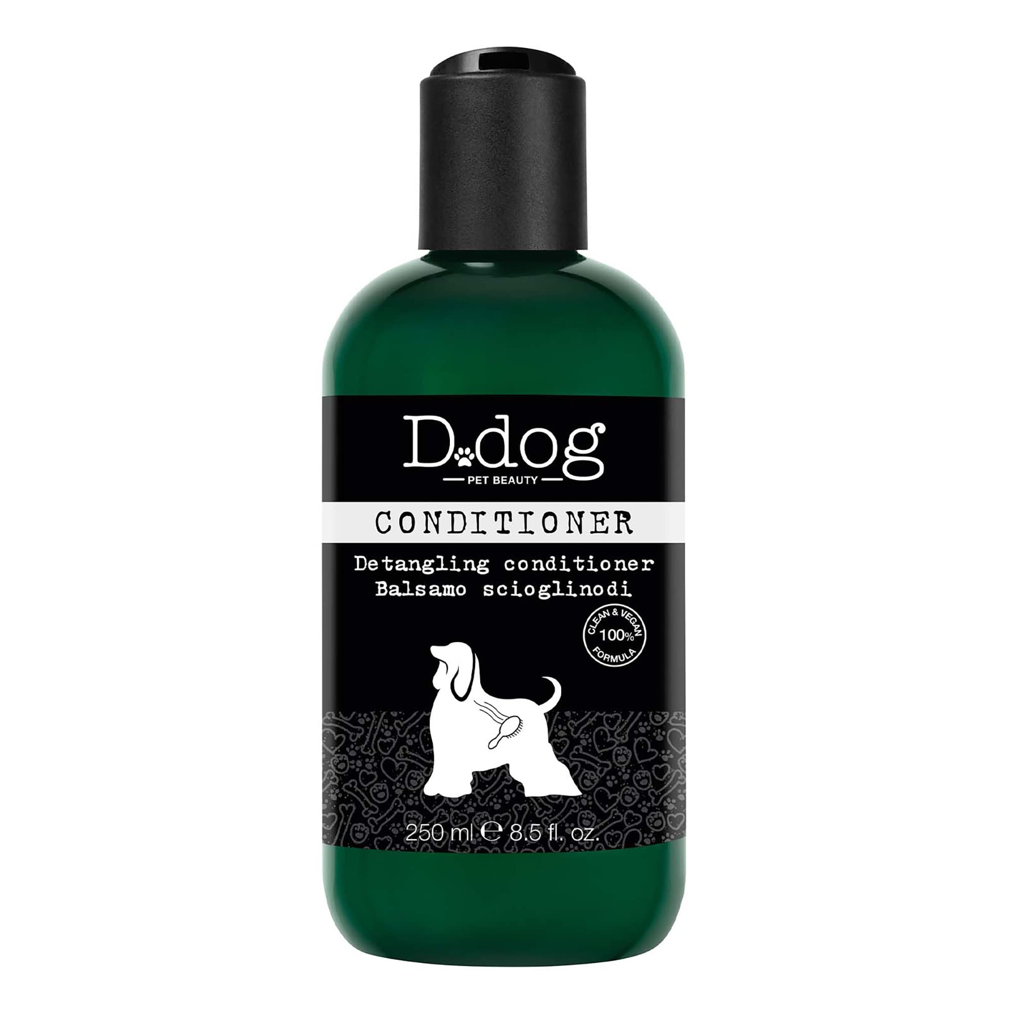 Diego dalla Palma D-Dog Detangling Conditioner - Softens Hair, Easy Combing - Reduces Knots and Tangles - Shield Against Breakage - Protects Hair from Heat During Drying - for All Hair Types - 8.5 Oz
