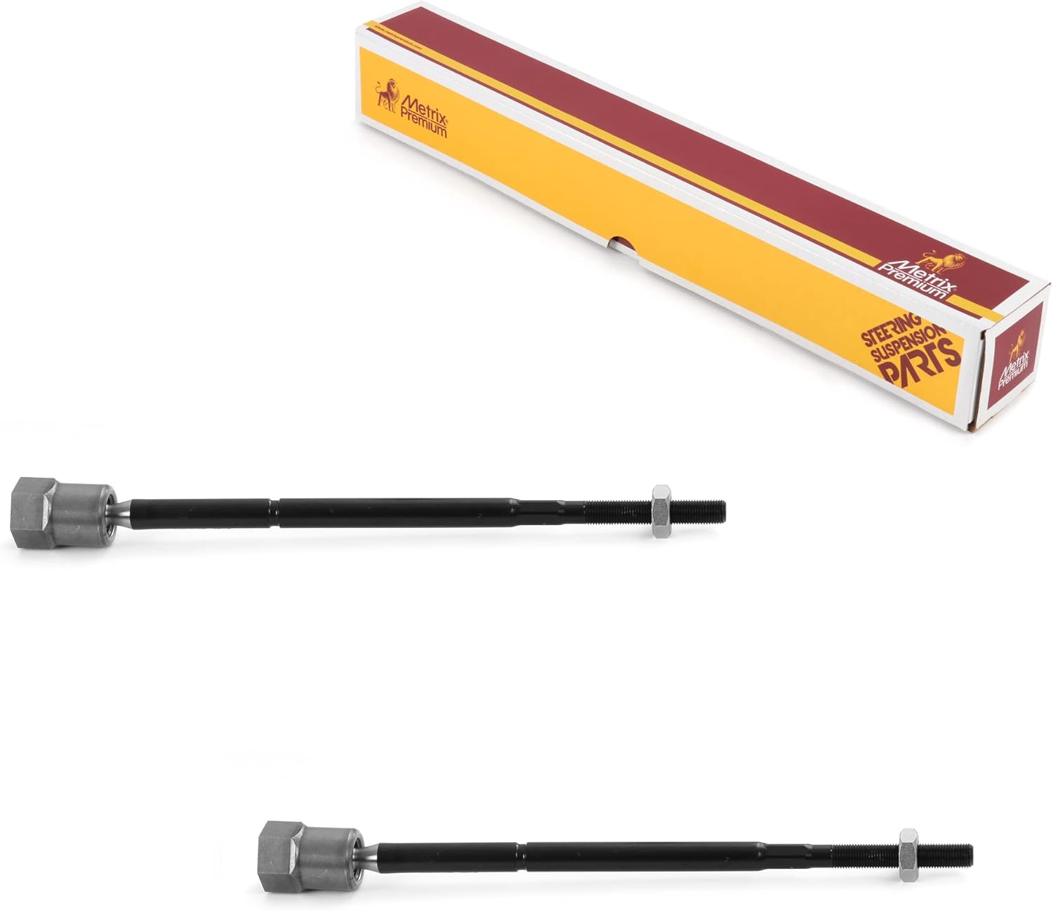 Metrix Premium Chassis Parts - 2 PC Front Inner Tie Rod End Kit Fits 91-03 Ford Escort, 1991-1999 Mercury Tracer, Replacement MEV265, Made in Europe