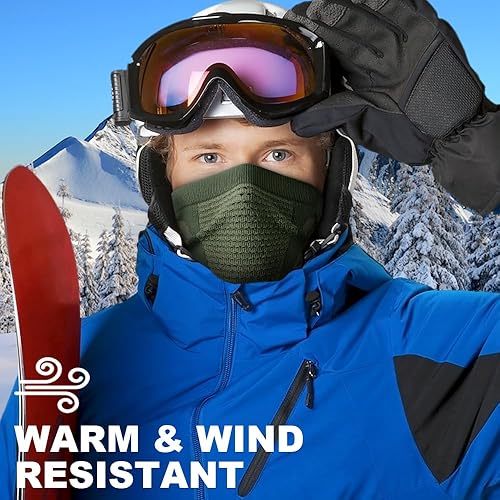 Miniatura 32 de WTACTFUL -Mascarilla tipo bufanda fresca y ligera para usar al aire libre, FPS 50, protección contra el polvo, sol y viento