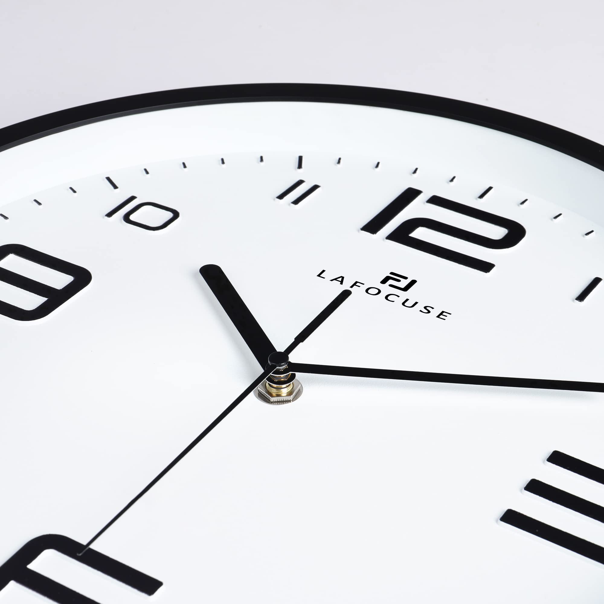 Moderne Wanduhr 29 Cm – Lautlos, Minimalistisch Mit Holzzeigern, Für Wohnzimmer & Küche
