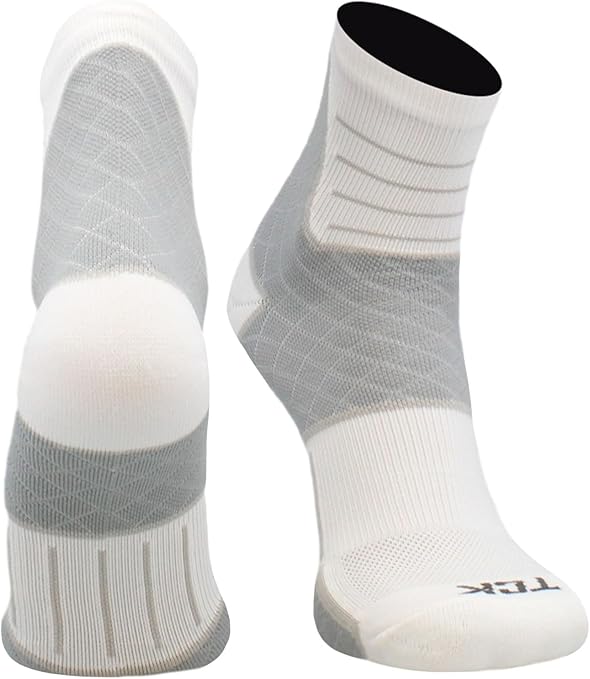 TCK Achilles Tendonitis Compression Socks For Women and Men, Low Crew 20-30mmHg Compression