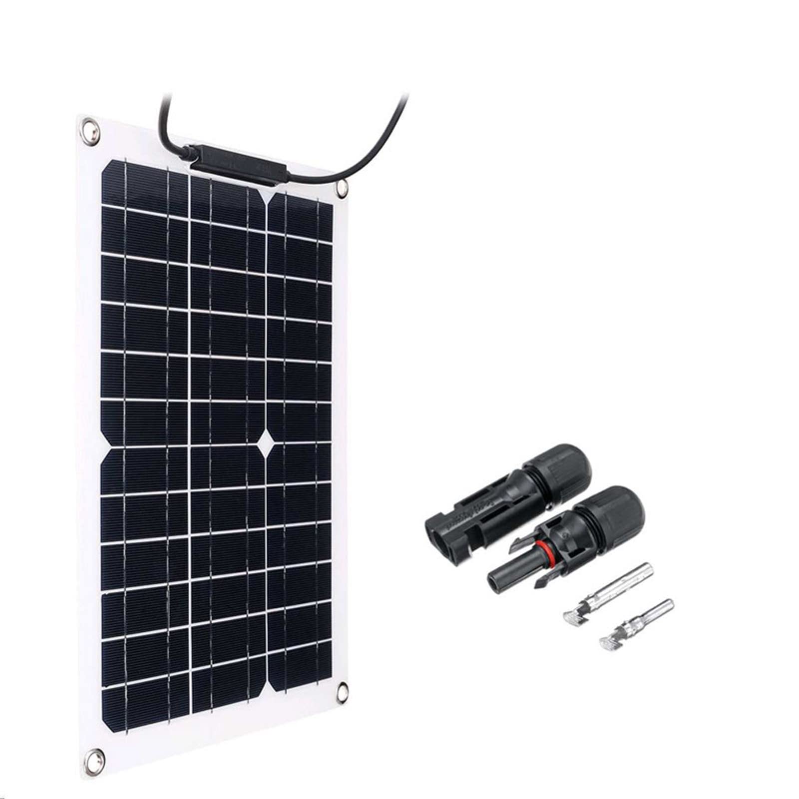 Pannello Solare Flessibile Portatile Da 15 W Kit Regolatore Solare Monocristallino Da 18 V Per Batteria Da 12 V Caricatore Per Telefono Cellulare Da Escursionismo Da Campeggio