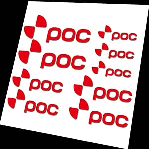Amazon.com: Kit For POC Bicycle Decal Bike Wheel helmets race sticker ...