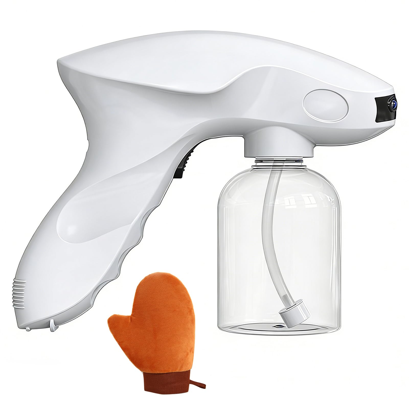Pulverizador Atomizador, Set De Spray Bronceador PortáTil Con 1 Guante Desinfectante EléCtrico Recargable De 280 Ml Con Atomizador De Luz Azul