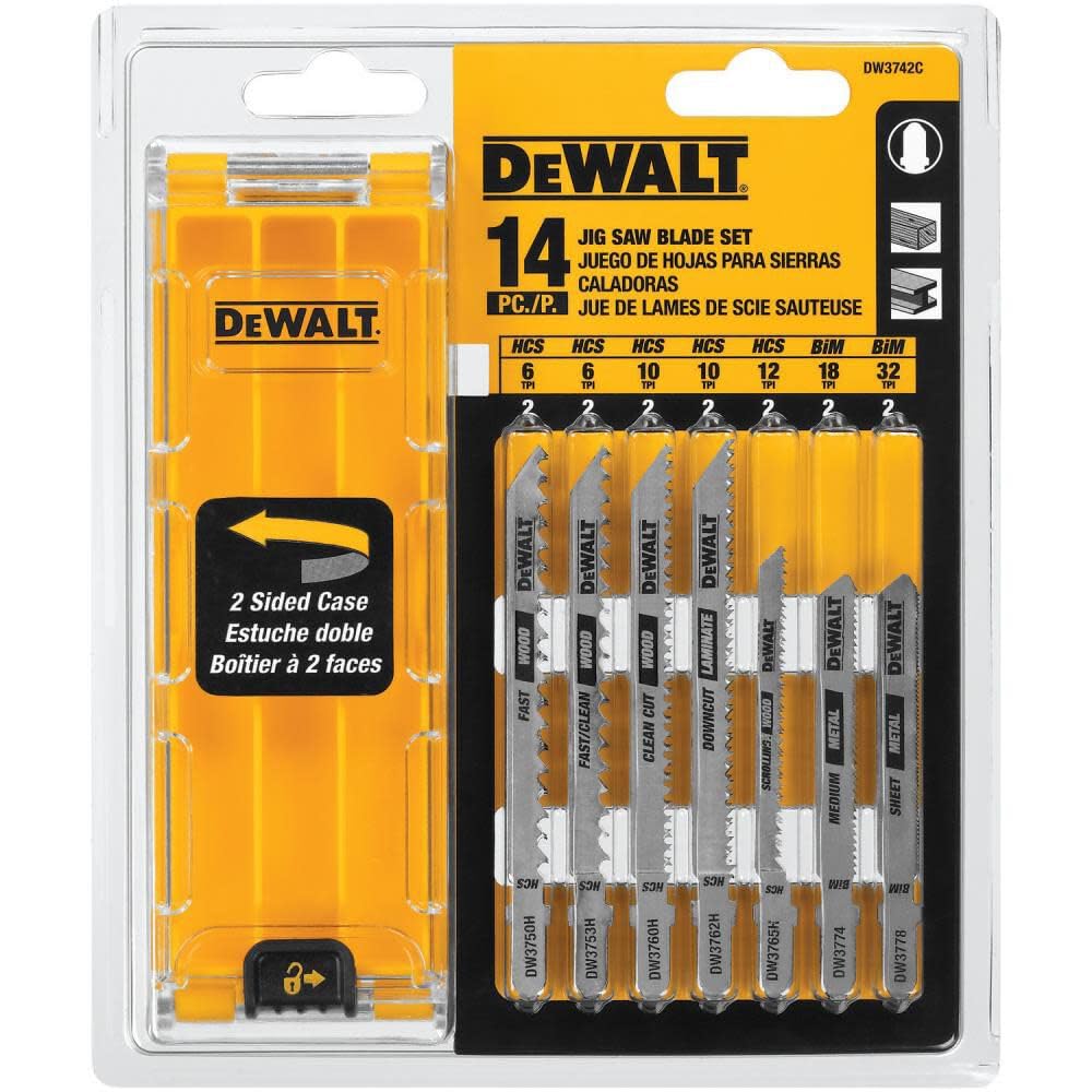 DEWALT Jigsaw Blades Set with Case