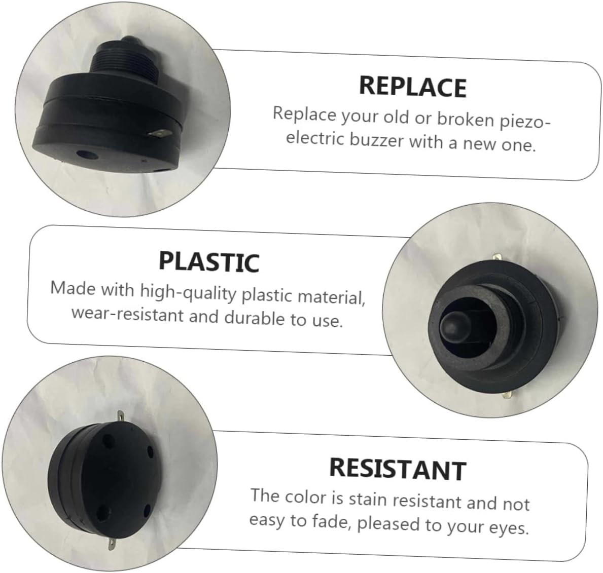Holibanna 8pcs Car Tweeter Horn Speakers High-pitched Audio System for Cars Easy Installation Crisp Sound Quality Replace Old Piezoelectric Components
