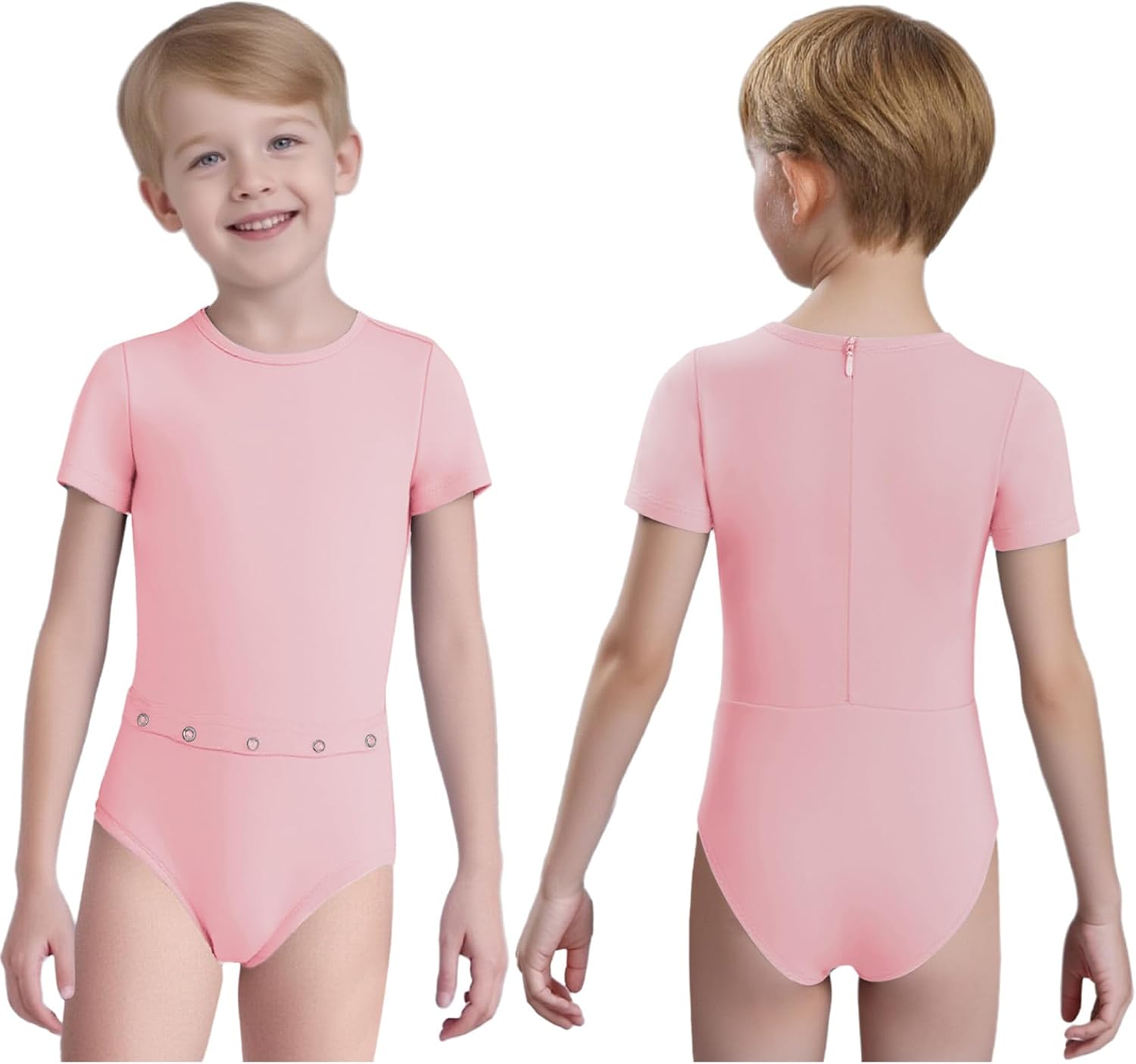 DINORMIN Adaptive Clothes for Kids Friendly Jumpsuit Casual Overall Easy Dressing Tube Clothing