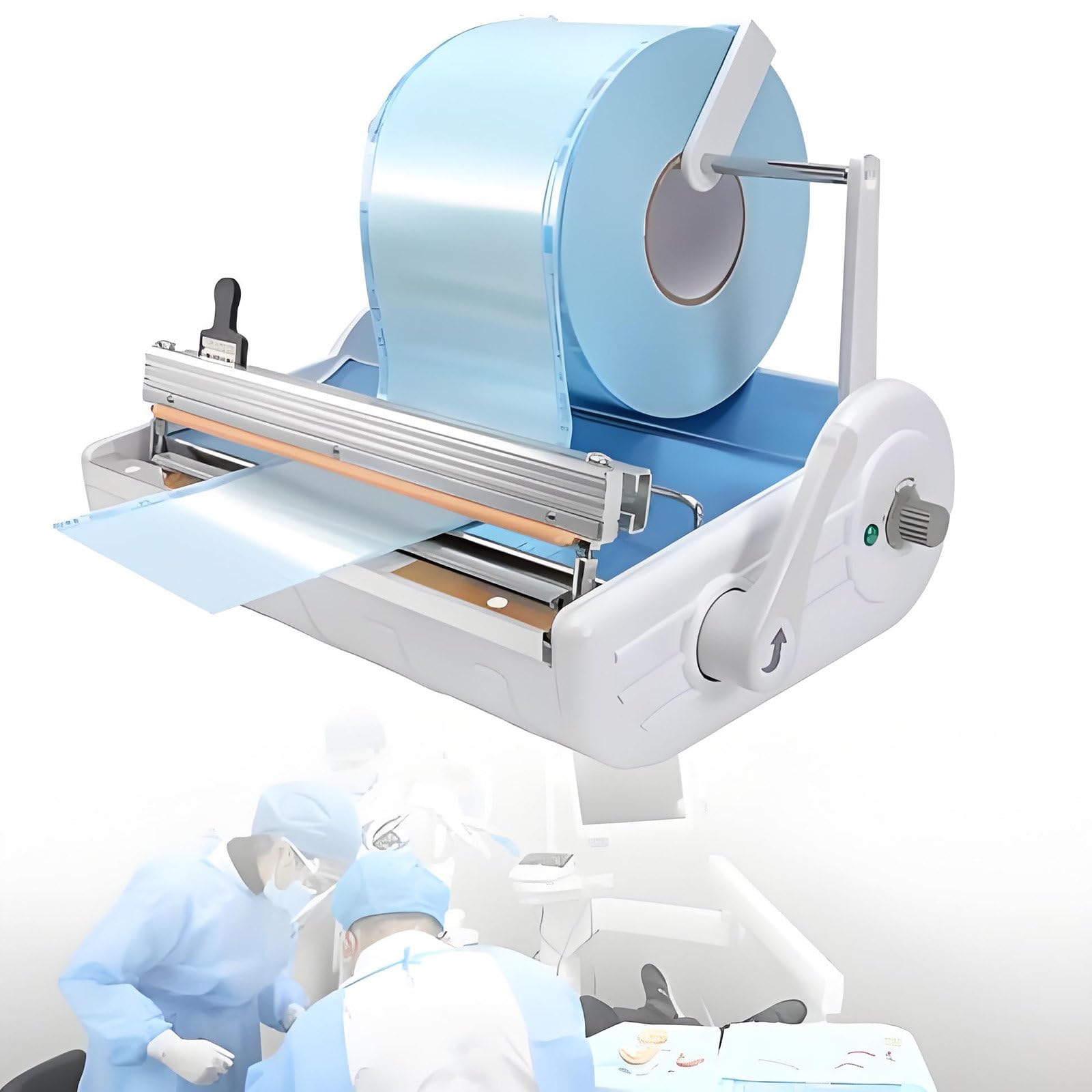 GUTYGIO Medical Seale Machine,6 Gears Temperature Adjustment,Automatic Dentals Sealing Machine,PackingSealingMachine,Maximum Sealing Width:250mm,for Clinic,Hospital,Dentals