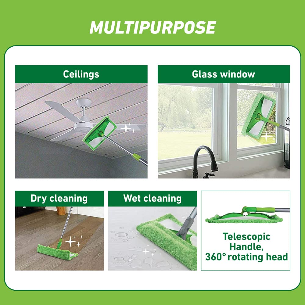 Scotch-Brite Microfiber Mop - Hands Free Cleaning -3