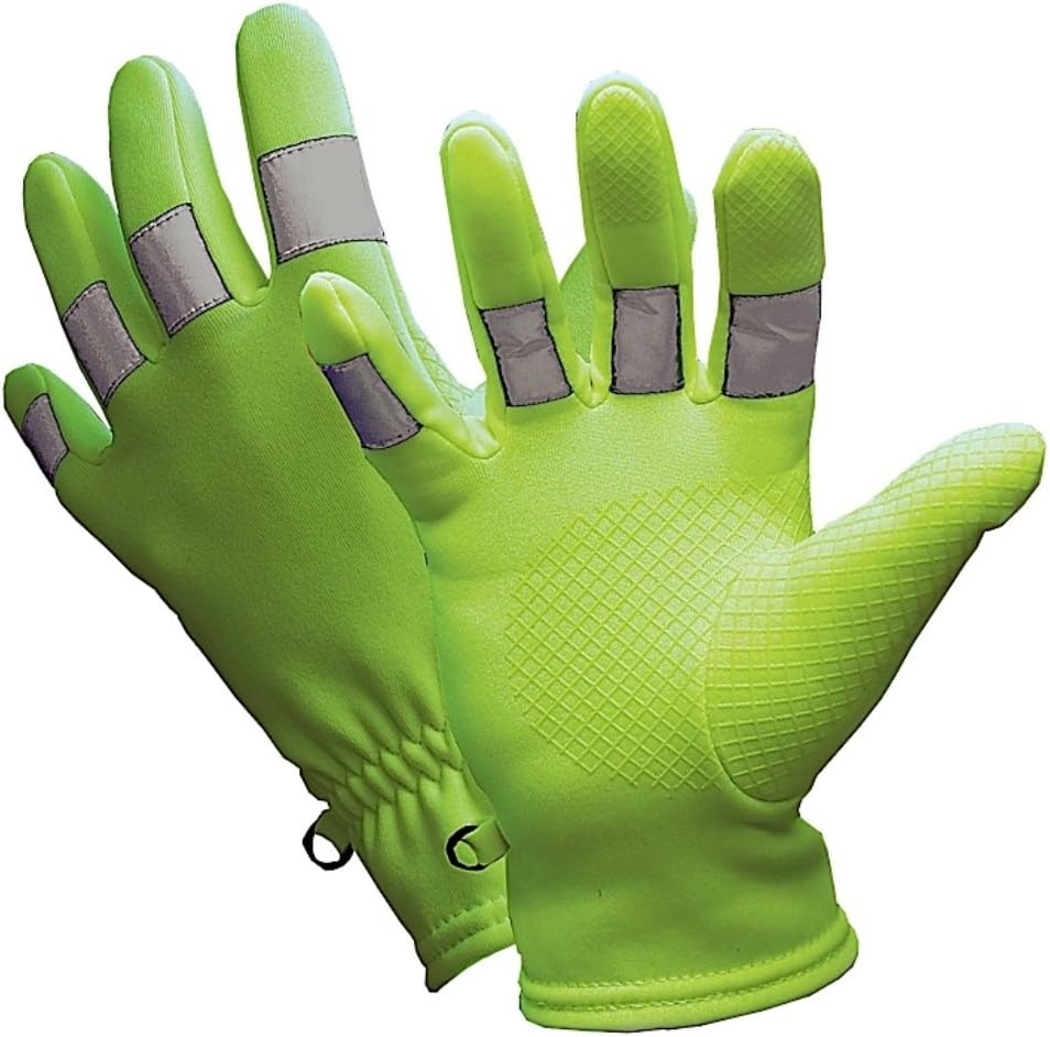 Gear For Professionals Men's 4 Way Stretch Hi Vis Gloves