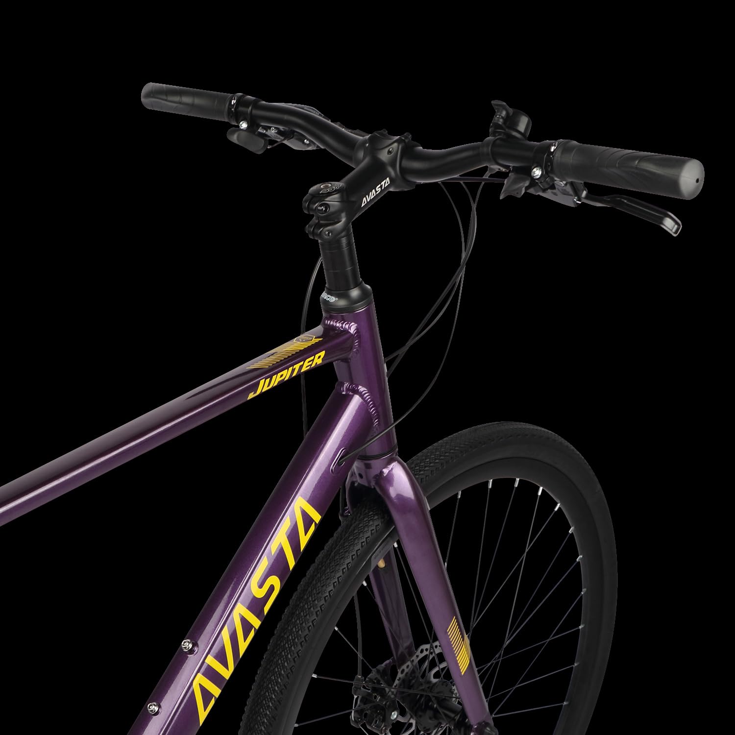 AVASTA Racefiets Voor Volwassenen – 700C Wielen, 21 Versnellingen, Harde Vork, Dubbele Schijfrem, 50 Cm Frame, Grijs, Geschikt Voor Dames En Heren