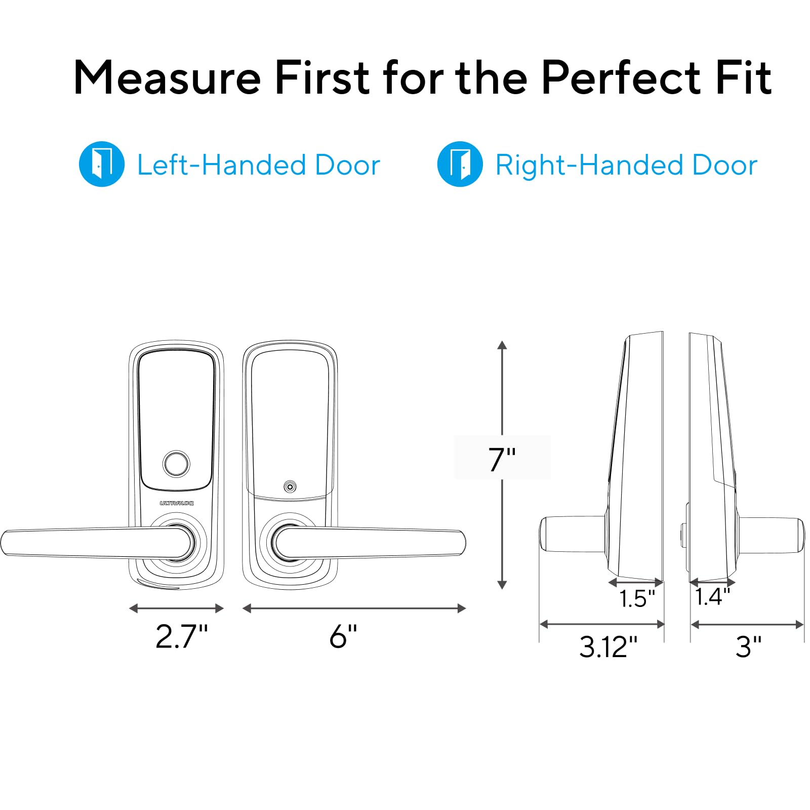 eufy Security Smart Lock C220, Fingerprint Keyless Entry Door Lock | Built-in Wi-Fi, App Remote Control, Up to 8-Month Battery, Front Door Smart Lock Deadbolt, IP53 Waterproof, BHMA Grade 3 product image 24