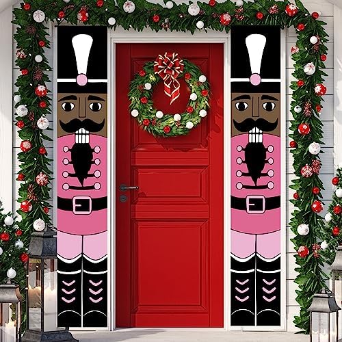 Black Nutcracker Christmas Decorations with Lights African