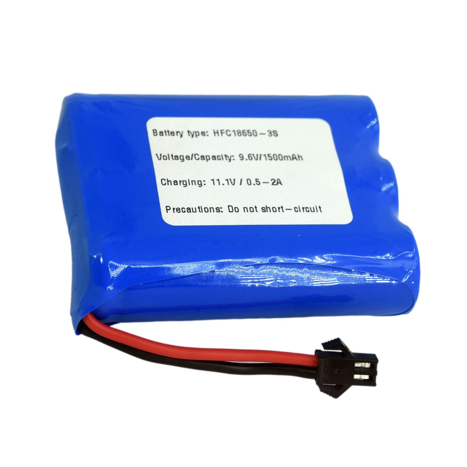 Batería de 9,6 V 3S 1500 mAh de vida SM2P macho enchufe positivo para coche RC camión carreras lancha de velocidad