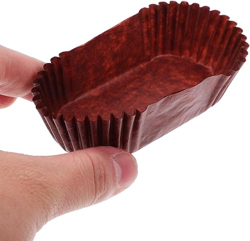 Miniatura 4 de DOITOOL 1000 tazas para hornear, bandeja de papel ovalada para tartas, forros seguros para cupcakes, a prueba de grasa, forma de barco, tazas de