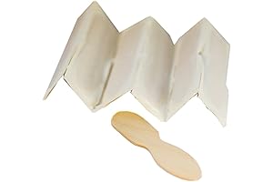 Perfect Stix Wooden Craft Stick/Plain Taster Ice Cream Paddle Spoon, Paper Wrapped,...