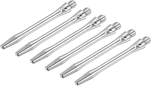 PATIKIL Dart Shafts - Tallos de dardos de aluminio de rosca mediana de 2BA, accesorios de lanzamiento para punta de acero