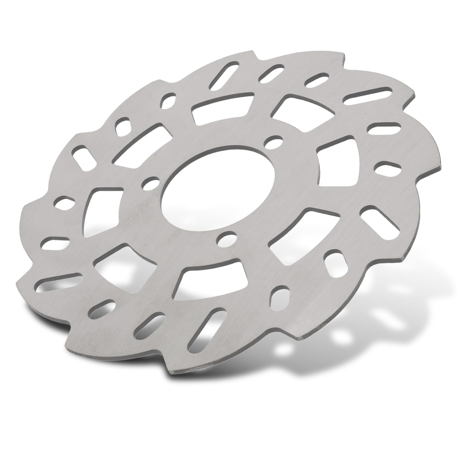 140MM Steel Disc Brake Rotor, 3 Bolt Thickened Rectangular 8 Hole Disc disc Brake Rotor Light Weight Parts for Speed Control MTB Road Bikes