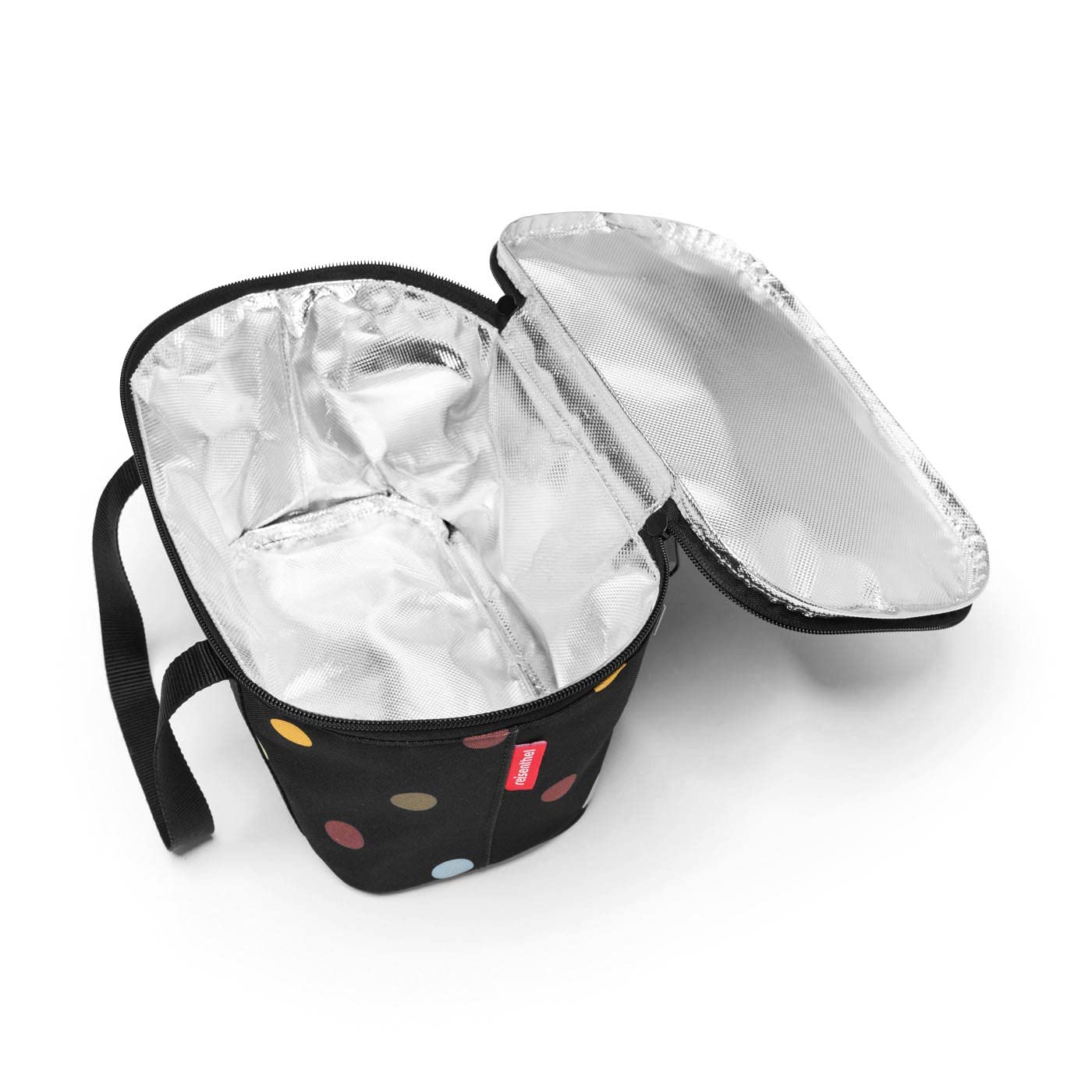 reisenthel Coolerbag XS Sac Isotherme de Voyage en Polyester à Pois 27,5 x 15,5 x 12 cm/4 l Dots (Pois Colorés)