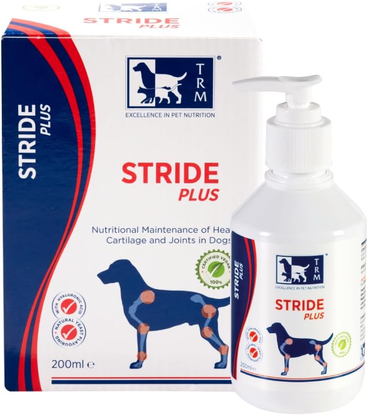 – TRM Pet Stride Plus Joint Aid For Dogs - 200ml Liquid Joint Supplement For Nutritional Maintenance Of Healthy Cartilage And Joints - The Natural Way To Keep Your Dogs Joints Mobile