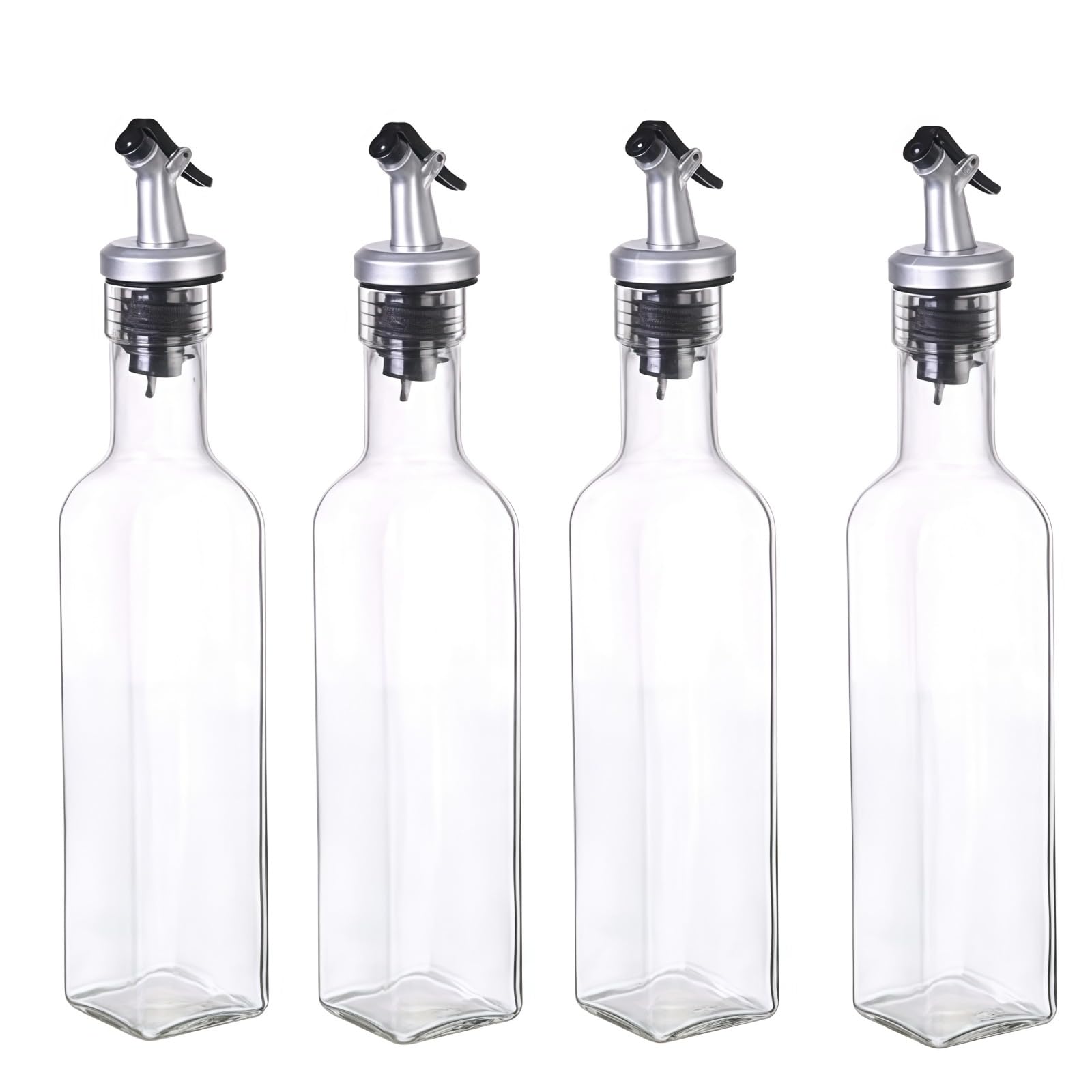 250ml シリコンガラス オイルポット*4 Amazon.co.jp: Mikuzo 4個パック スクエアガラスオイルポット