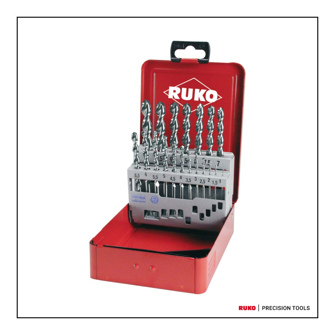 Ruko - Juego De Brocas 19 Pcs Tl3000Hss
