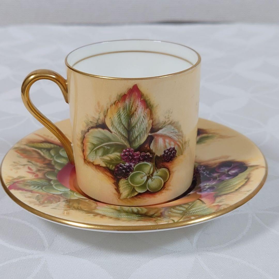 Amazon | イギリス製Aynsleyエインズレイオーチャードゴールドデミタス