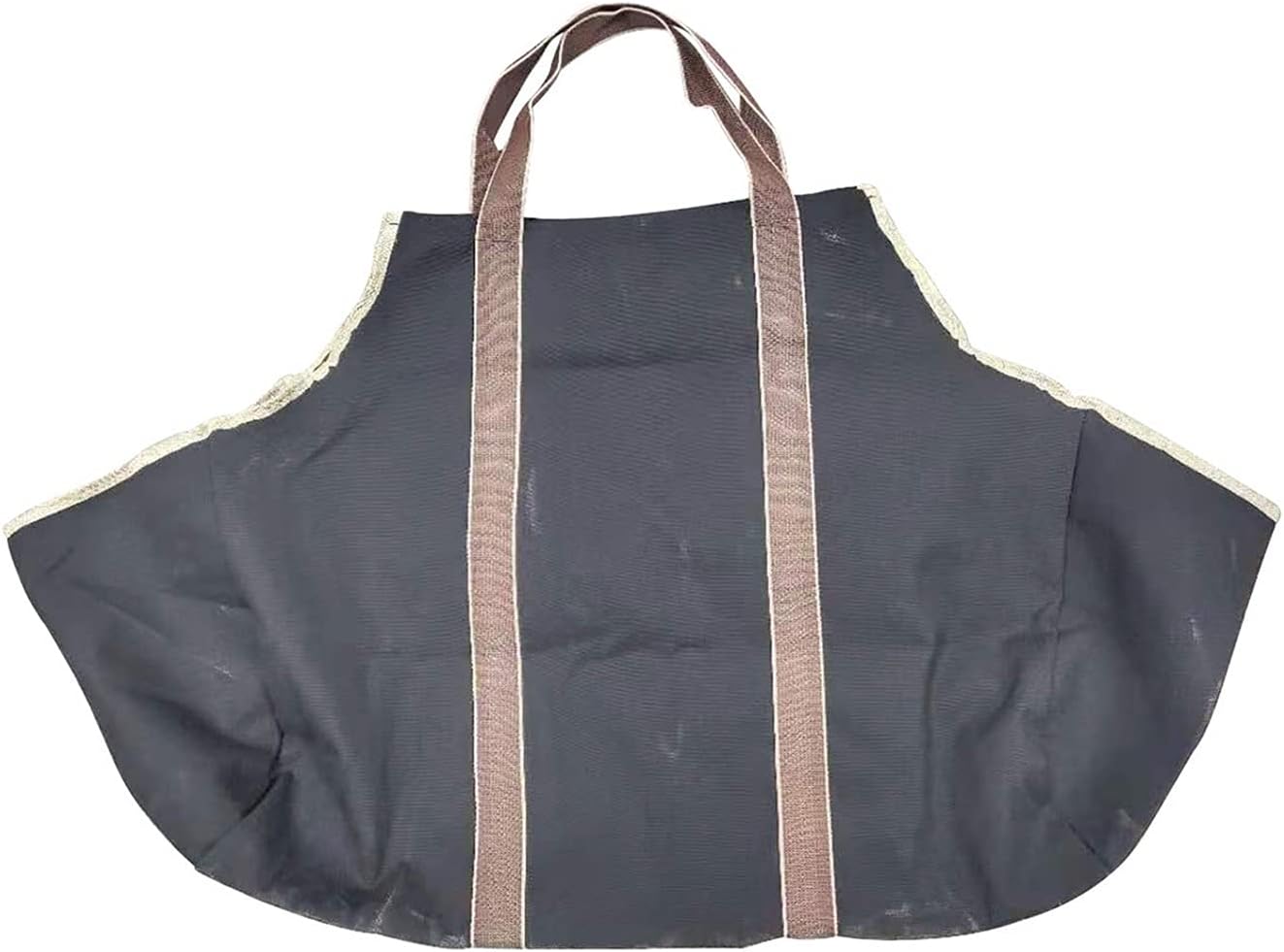 Outdoor Hearth Canvas Firewood Storage Bag – Log Tote Carrier for Fireplace and Camping, Durable Storage Rack