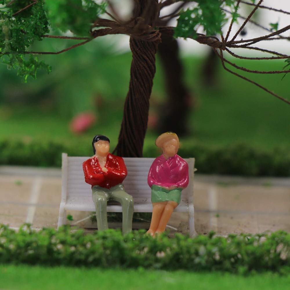 Evemodel P75W 100pcs Figurines Modélisme Peints OO 1