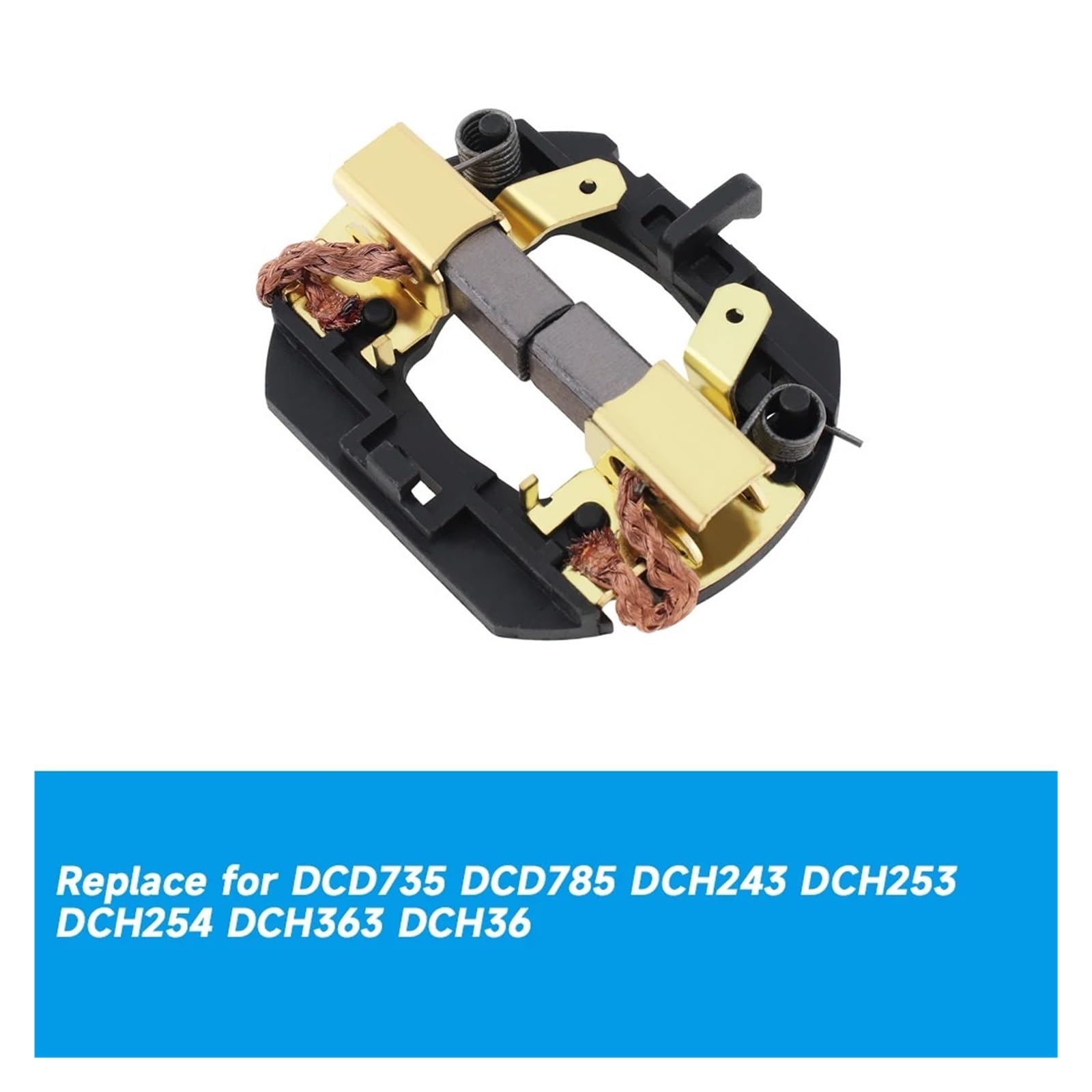 Szczotka węglowa uchwyt szczotki węglowej zamiennik dla Rs550 Rs555 Rs545 Rs775 Rs755 Rs750 szczotka silnika karta elektryczna wiertarka akcesoria do śrubokrętów (do DCD)