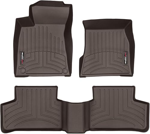 Miniatura 10 de WeatherTech Revestimientos de suelo de ajuste personalizado para Mercedes AMG GLA 35 SUV, AMG GLA 45 SUV, GLA SUV  1 y 2 fila (451593-1-3), bronceado