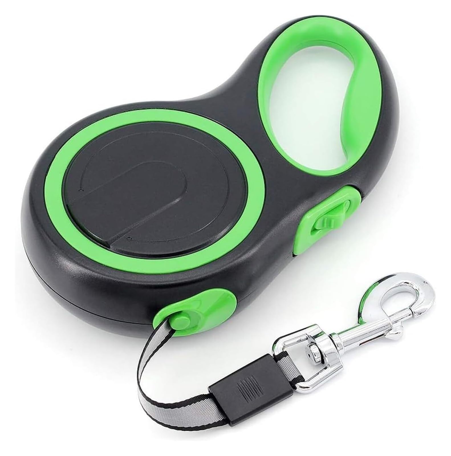 Haspel-Hundeleine, 5 M, Automatisch Einziehbare Hundeleine, Geeignet for Katzen Und Hunde, Einziehbare Hundeleinen, Katzenleine, Teleskop-Traktionsseil (Color : Green, Size : 3m)