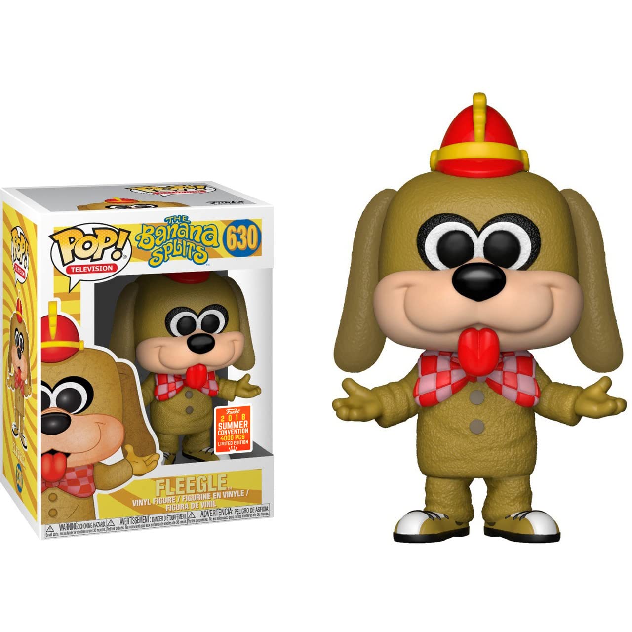 The Banana Splits の Funko初期ワッキーワブラー4体セット Funko Tra La La Pop Fleegle, Bingo, Drooper and Stormy Vinyl 4