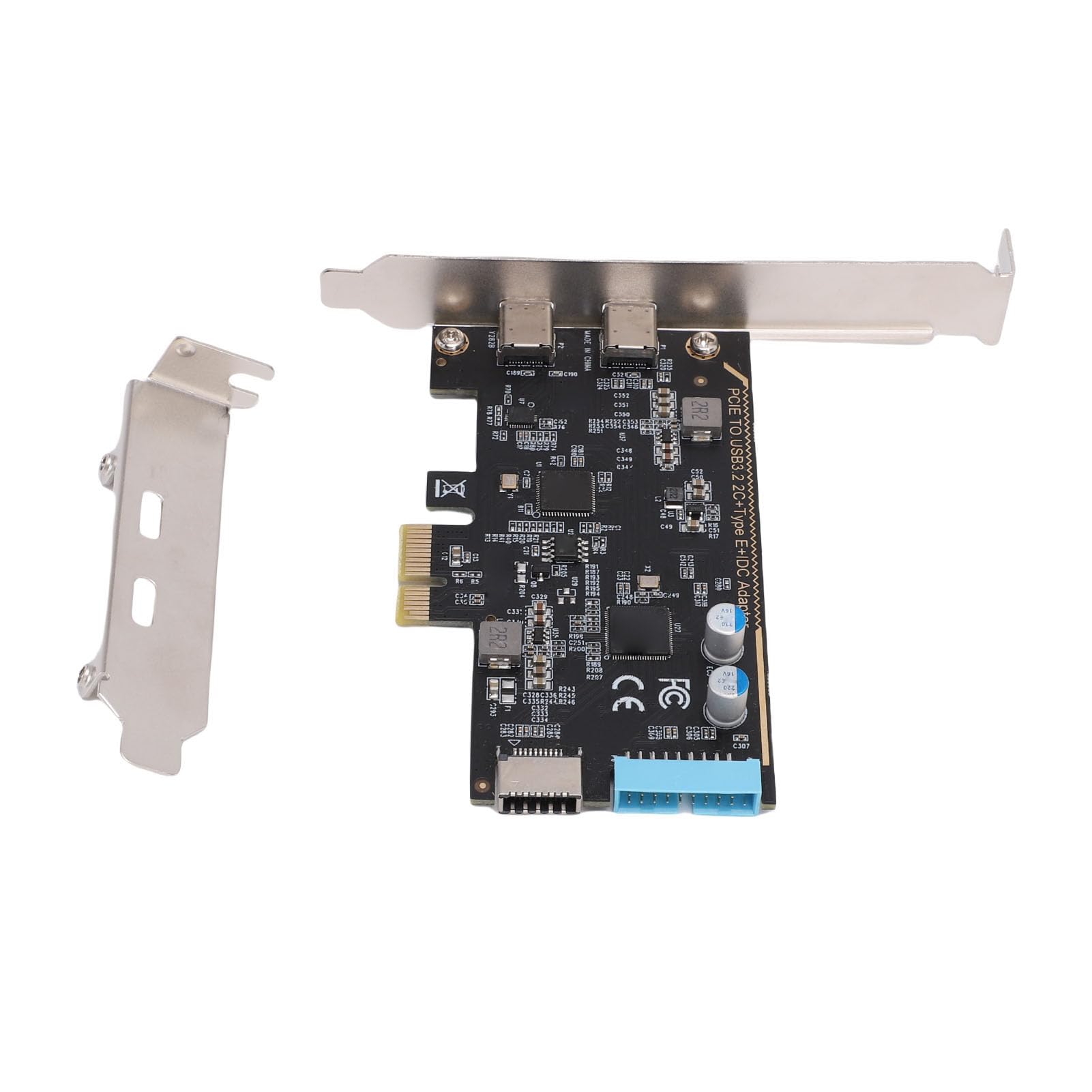 Ausla Scheda PCIe USB 3.2 Gen 1, 5Gbps 2 Porte Type-C