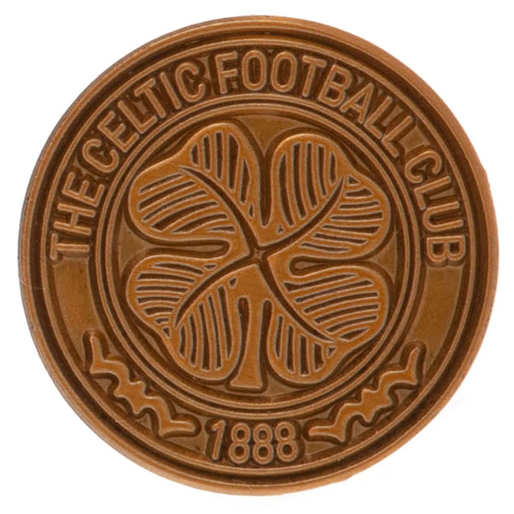 Celtic FC Crest Badge (One Size) (Antique Gold)
