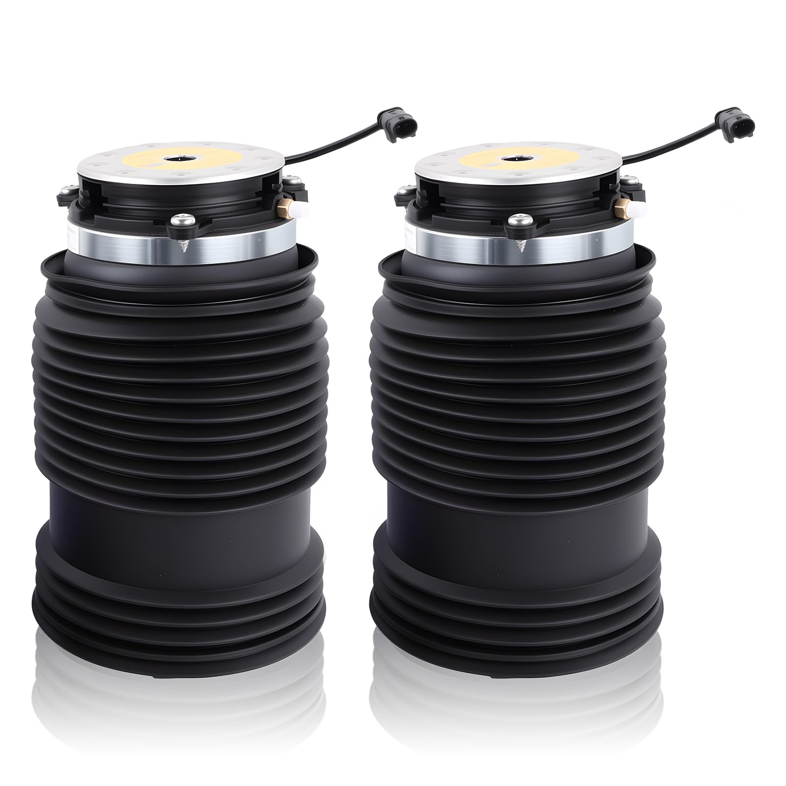 1 par de bolsas de resorte de suspensión neumática trasera izquierda + derecha OE# 2133200225 2133200125 Mercedes Clase E W213 CLS C257 GLC X253 Juego de resortes de aire para eje trasero